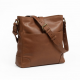 Brown Leather Shoulder Bag Casual for Women