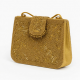 Gold Pouch Beaded Evening Handmade Handcrafted for Women